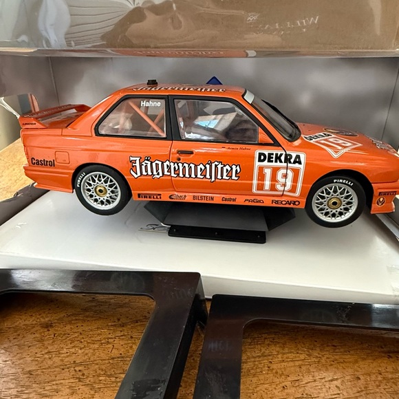 Solido Other - SOLIDO 1:18 BMW M3 E30 DTM 1992 JAGERMEISTER #19 HAHNE Racing Car Model + Box